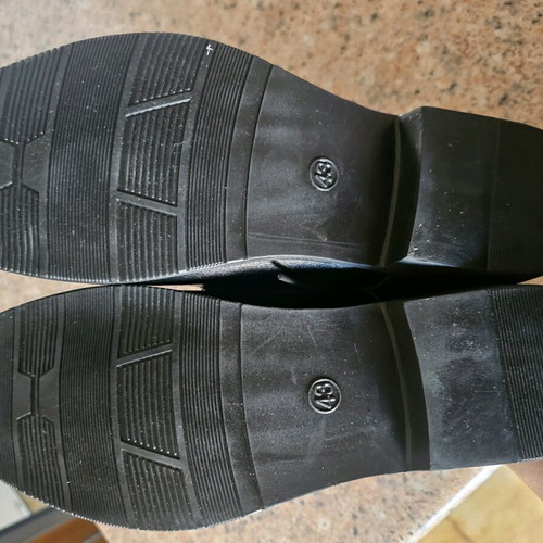 Men's dress shoes scarponia new, black, size 43, formal