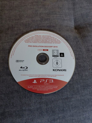 PES 2016 PS3 game disc used, sports