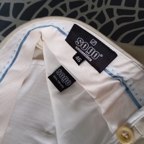 Sogo suit new, men's beige, size large