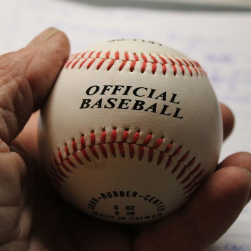Baseball ball genuine, new, 6.5 cm diameter