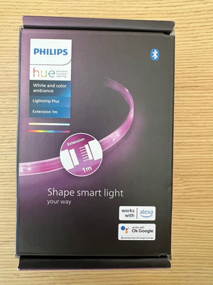 Philips Hue Lightstrip Plus Extension V4 1m RGBW LED Strip