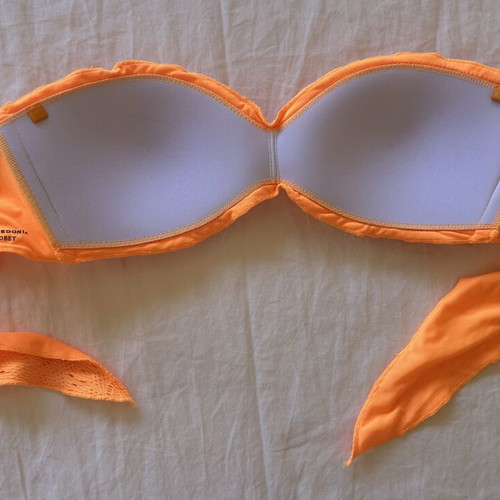 Calzedonia women's swim top orange size small like new
