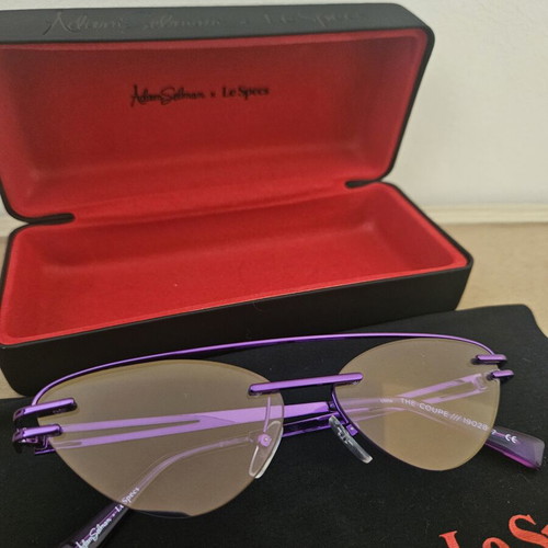Le Specs x Adam Selman sunglasses new, purple