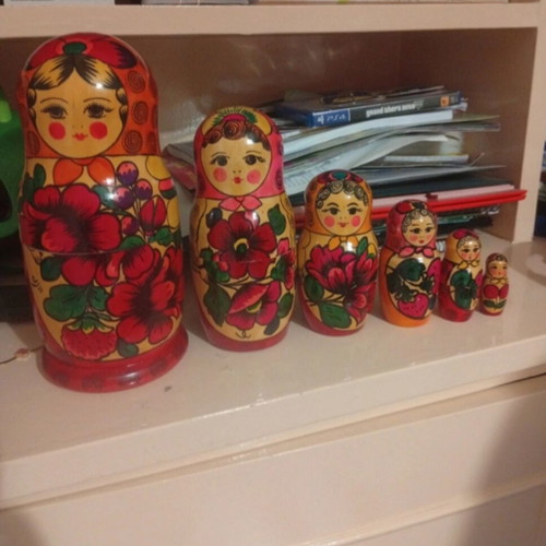Babushka set of 6, like new