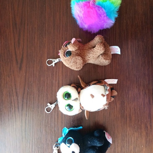 Ty Beanie Boos collection, 25 pieces with tags, plus 3 small hangers and fur ball