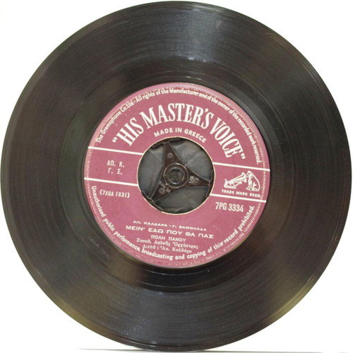 Laiko Tsa-Tsa & Mein' Edo Pou Tha Pas 7'' vinyl used