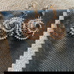  Σκουλαρίκια Swarovski bronze