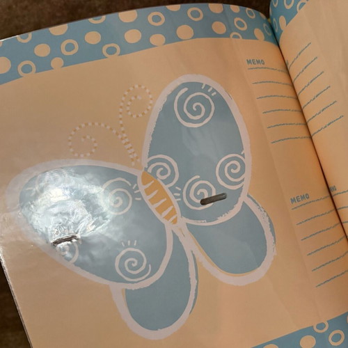 Photo albums in two different designs like new