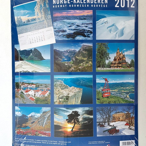 Norway 2012 Large Collectible Wall Calendar new