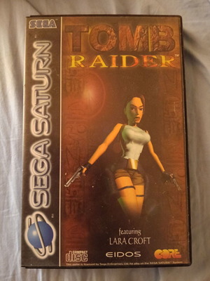 Tomb Raider Sega Saturn game mint condition