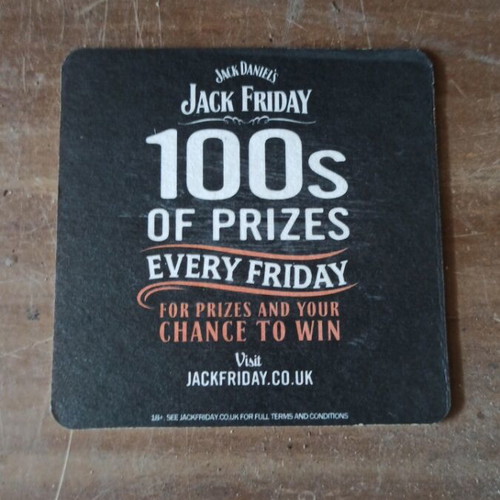 Jack Daniels Jack Friday collectible coasters pack of 10 like new