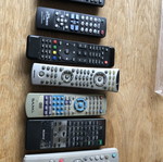 Remote controls used, single piece