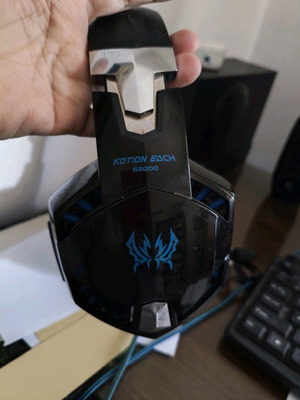 Kotion G2000 gaming headset used, fully functional