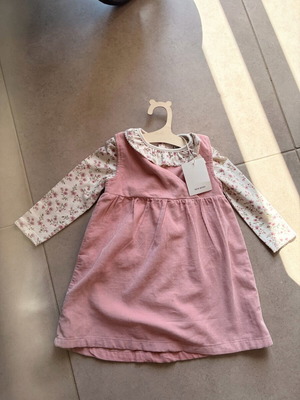 C&A set sarafan and body new, baby girl 9-12 months