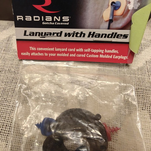 Radians Earplugs New Professional Custom Fit with Neck Cord