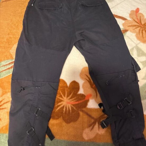 Bershka cargo pants black, like new, size L