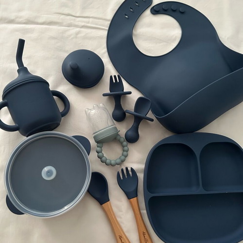 AboutBabyGr silicone feeding set new, 9 pieces