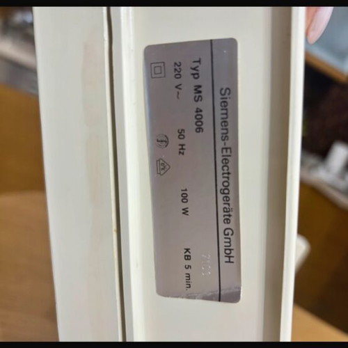 Siemens Allesschneider MS 4006 electric food slicer like new, vintage