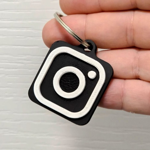 Instagram Logo NFC Tag Keychain new