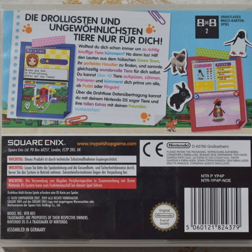 My Pet Shop Nintendo DS game like new, simulation RPG