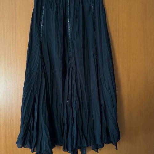 Black skirt with sequin details, like new, size small-medium