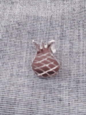 Silver pineapple single earring 925 handmade new