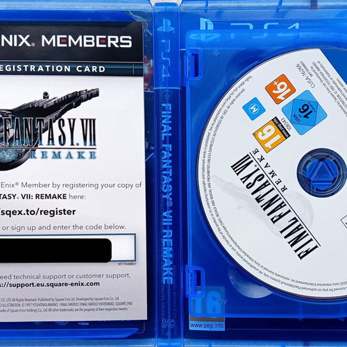 Final Fantasy Remake PS4 game like new