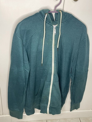 Bershka jacket used, green, size M