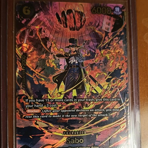 One Piece TCG Op15 Sabo PRB02-014 mint condition