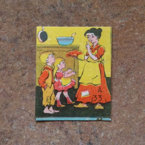 Lithograph collectible card A33 from Hansel & Gretel - Phlebotomos new