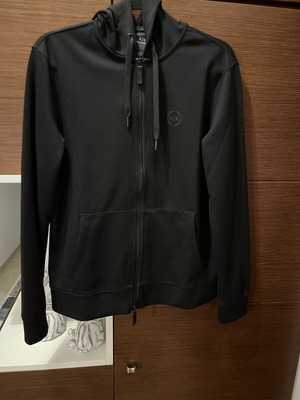 Armani Exchange men's hoodie jacket, black, size M