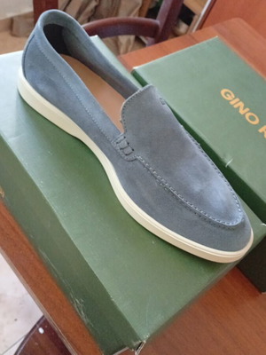 Gino Rossi men's moccasins size 44 new, blue