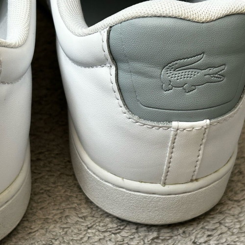 Lacoste Carnaby Pro white leather sneakers like new, size 46