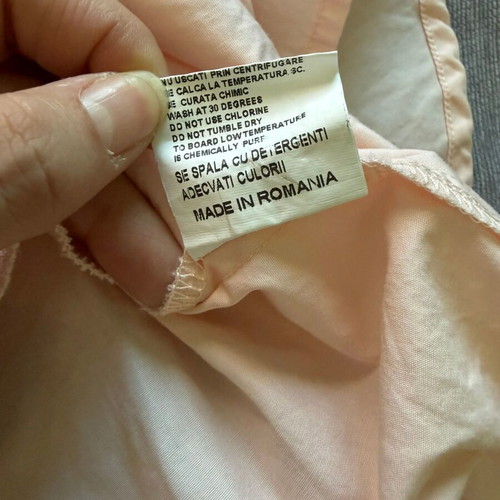 Depot 96 pink cotton midi shirt dress