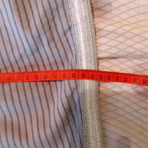 Elastic grey striped pants Laura Torelli size M like new