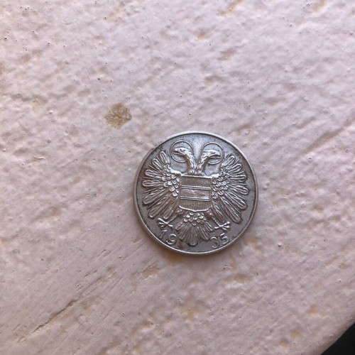 Austria 1 Schilling 1935 coin used, collectible interwar