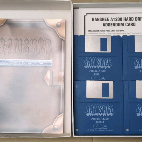 Banshee (Core Design Limited) for Amiga A1200 like new, complete in box