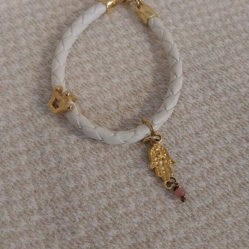 Bracelet like new, white and gold