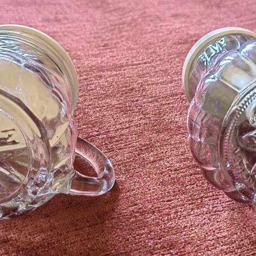 Vintage Stoha sugar bowl and milk jug set, Germany