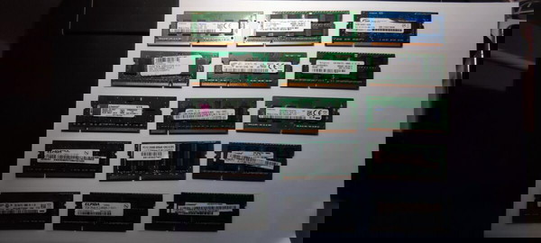 Διάφορες μνήμες ram για notebook