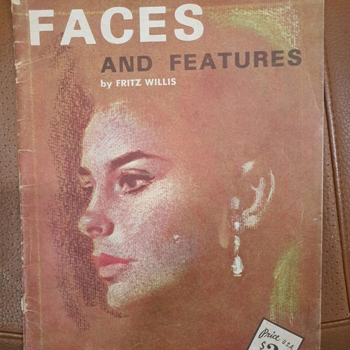 Faces and Features book used, English