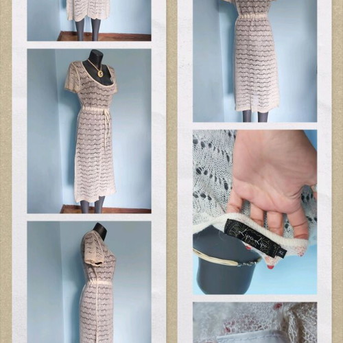 Lipo - Lipo Mohair Lace Dress with Sequins like new