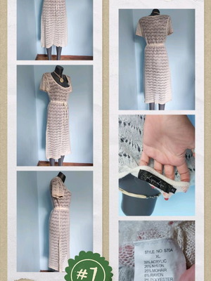 Lipo - Lipo Mohair Lace Dress with Sequins like new