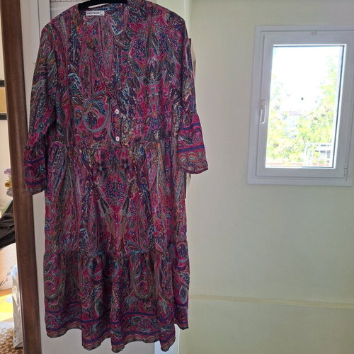 Dress multicolor like new, sizes L and XL