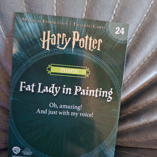 Harry Potter collectible silver shiny crystal card new