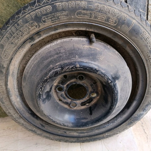 Spare tire 105/70/14 used with Michelin tire and 4 bolts 4x100 pitch