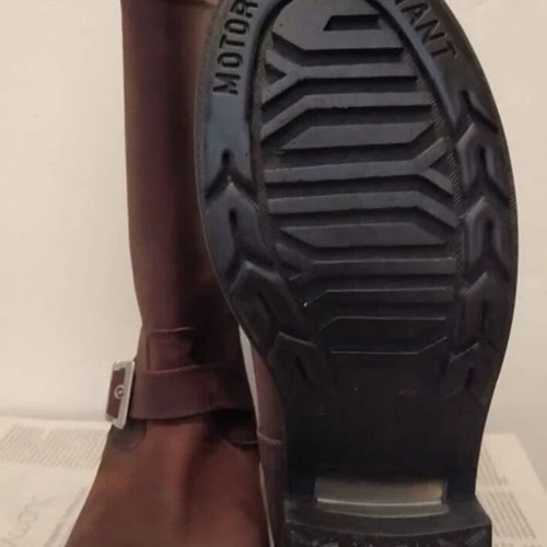 On the Road men's leather boots, size 42, brown