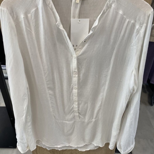 Yerse white viscose shirt, premium quality, like new