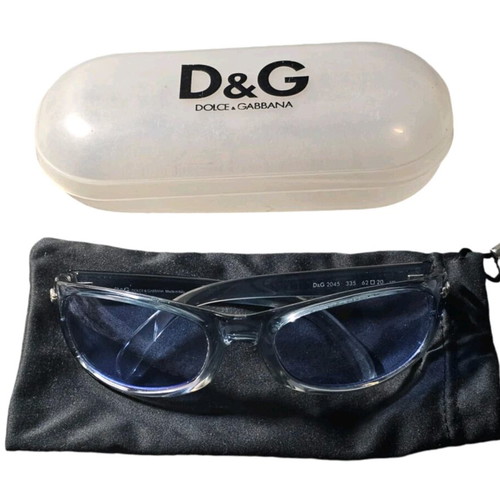Dolce and Gabbana sunglasses used, blue acetate