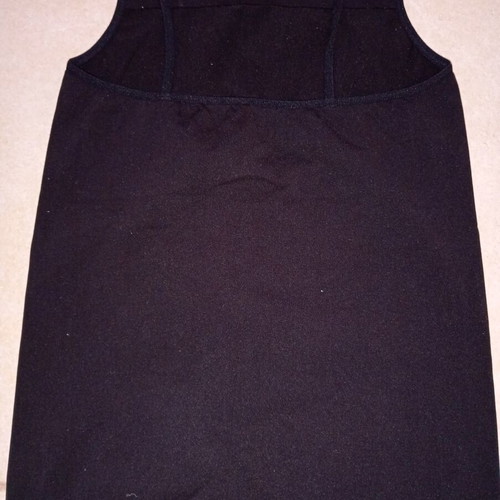 Unno women's polyester tank tops ×2, black, medium and large